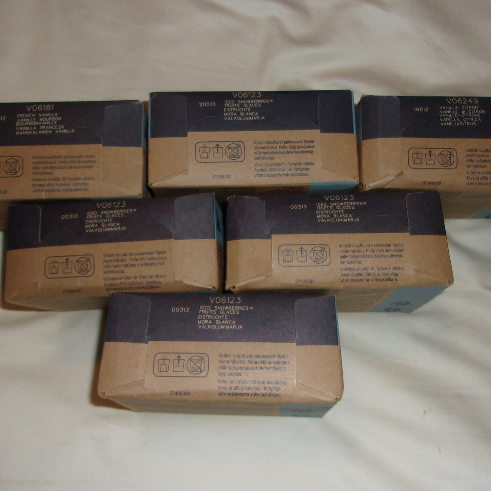 6 boxes of Partylite Votive Candles (36 total) NIB